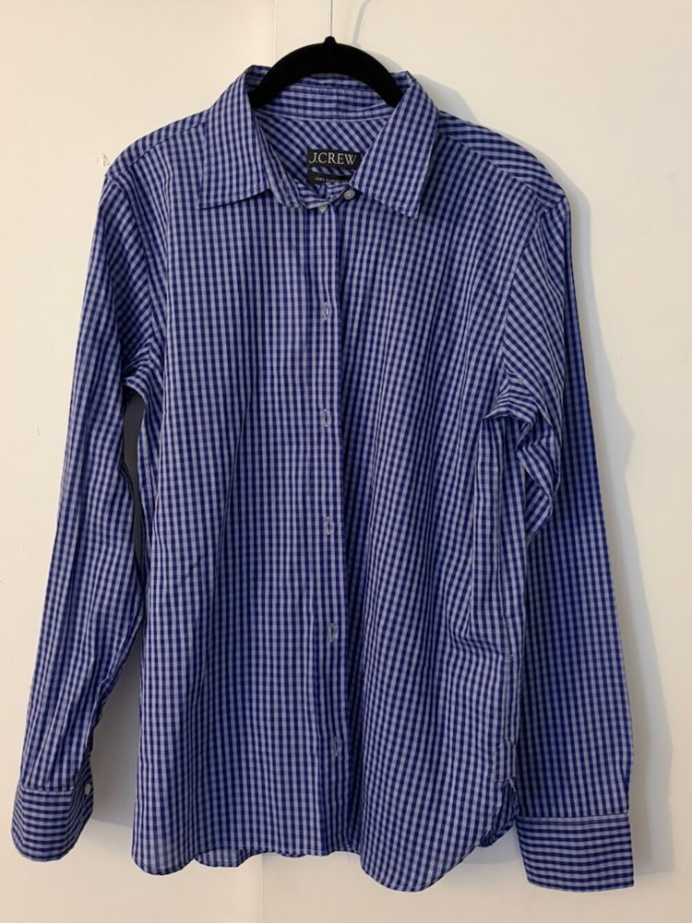 NWT J. Crew Jules classic-fit shirt in gingham sateen